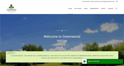 Desktop Screenshot of greenwoodgolfclub.ca